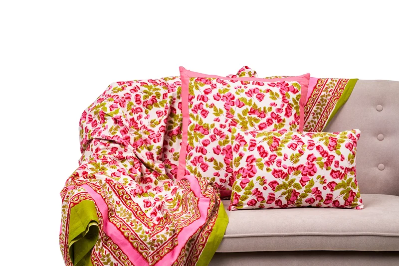 Procida - mezzero doppio decor rosa 270x270