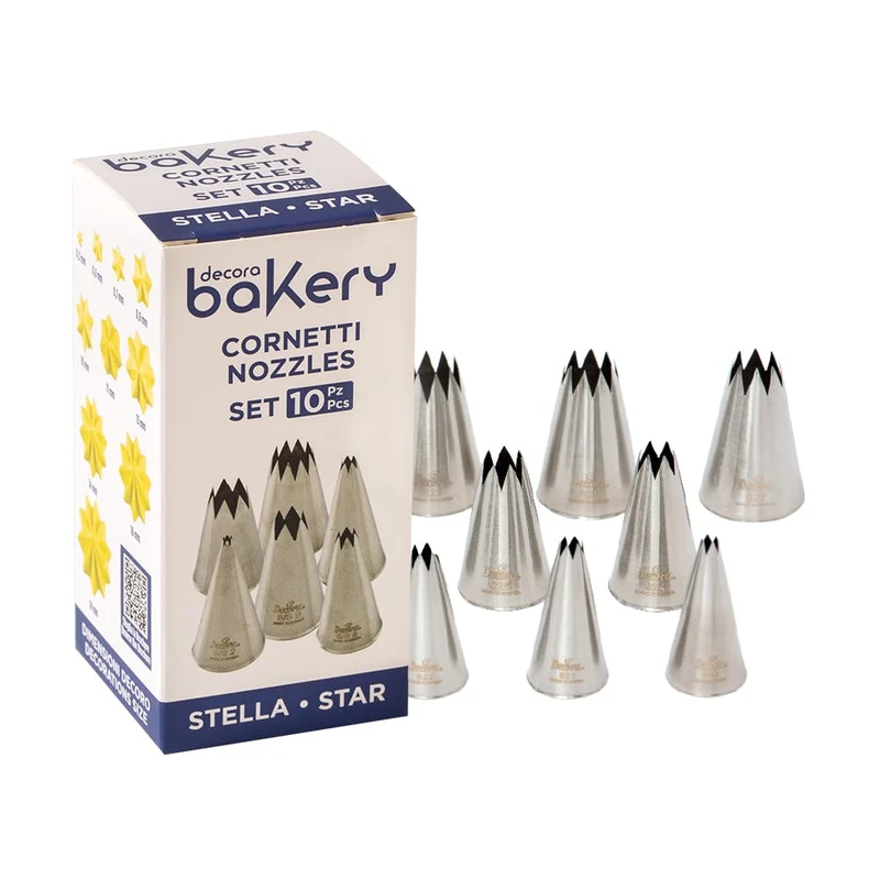 SET 10 CORNETTI A STELLA