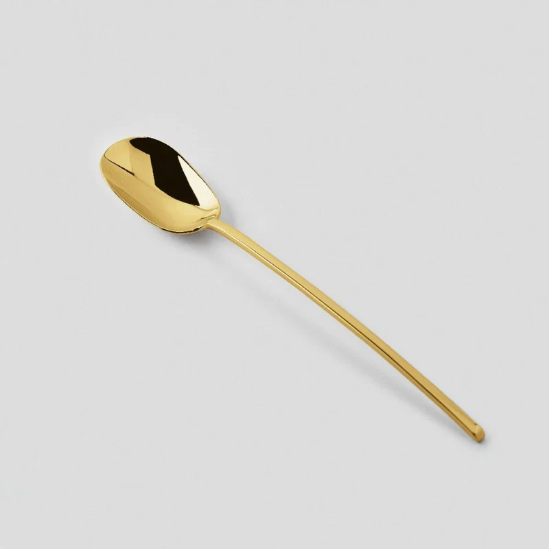 100 Servizio tavola 24 posate mirror PVD gold