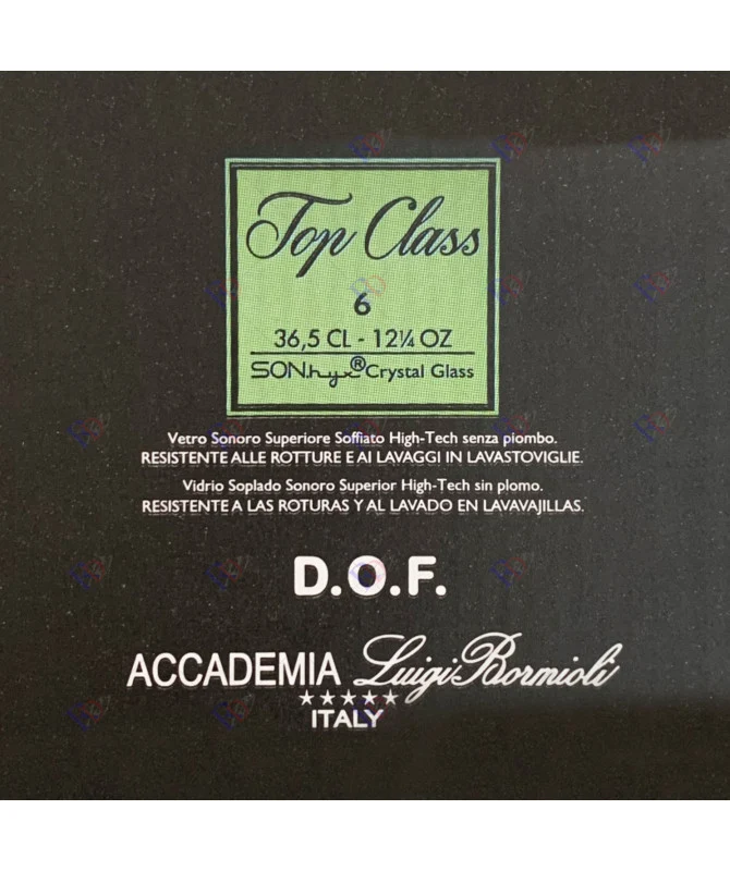 TOP CLASS-BICCHIEREACQUA CL36,5 - SET 6 BICCHIERI
