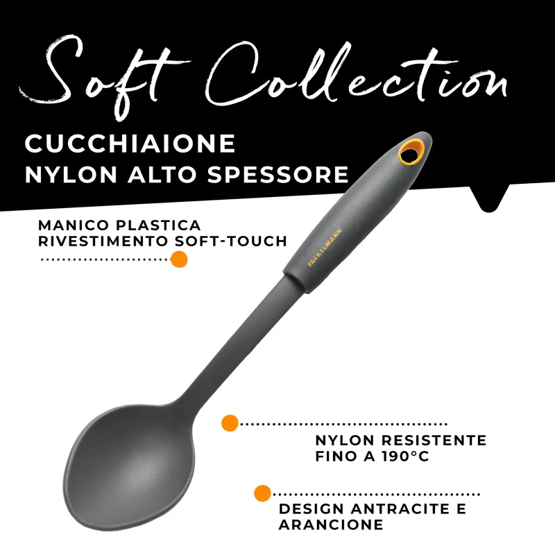 Cucchiaio da portata in nylon, Linea Soft Collection, Fackelmann