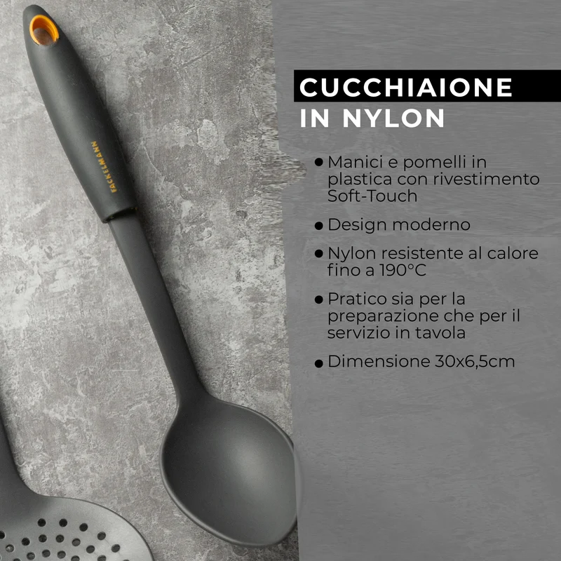 Cucchiaio da portata in nylon, Linea Soft Collection, Fackelmann