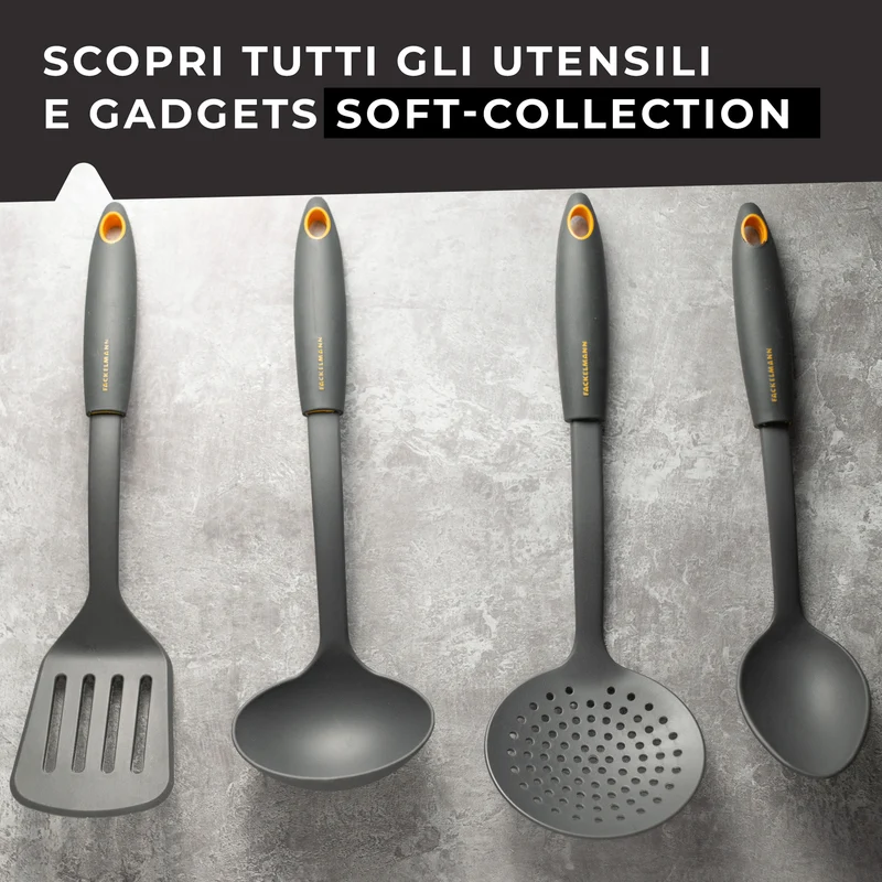Mestolo da cucina in nylon, Linea Soft Collection, Fackelmann