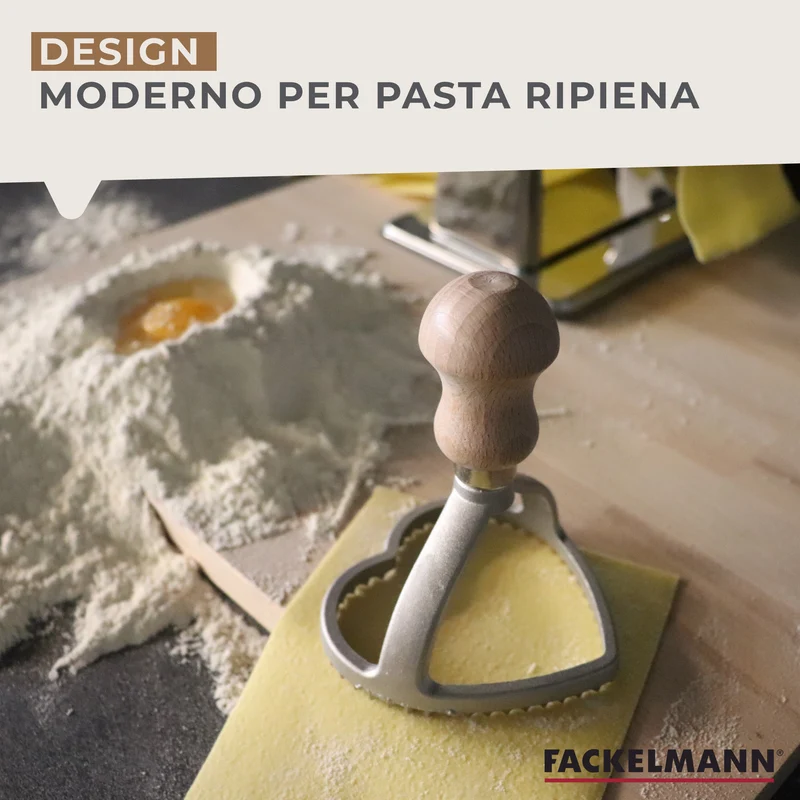 Stampo per ravioli, a forma di cuore, Fackelmann