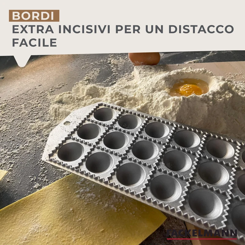 Stampo per ravioli rotondi 24 impronte, Fackelmann