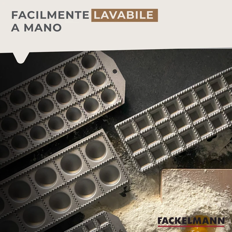 Stampo per ravioli rotondi 24 impronte, Fackelmann