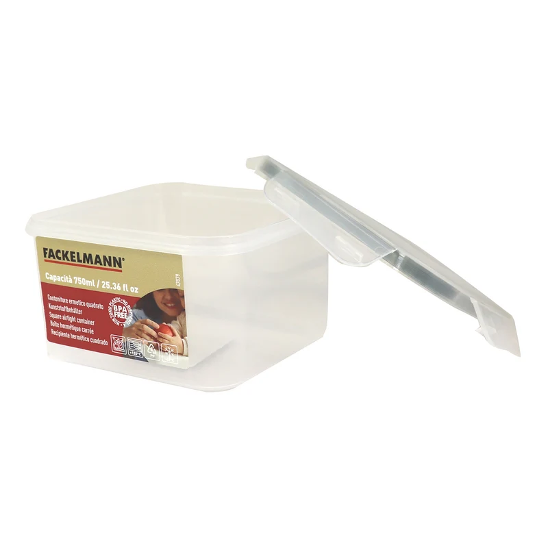Contenitore ermetico, quadrato, 750 ml, Fackelmann