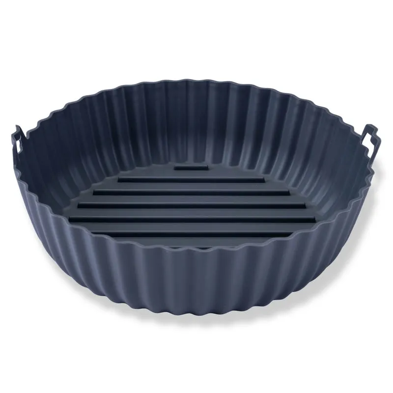 Stampo per Friggitrice ad Aria Rotondo in Silicone 19 cm, fondo rialzato, Fackelmann