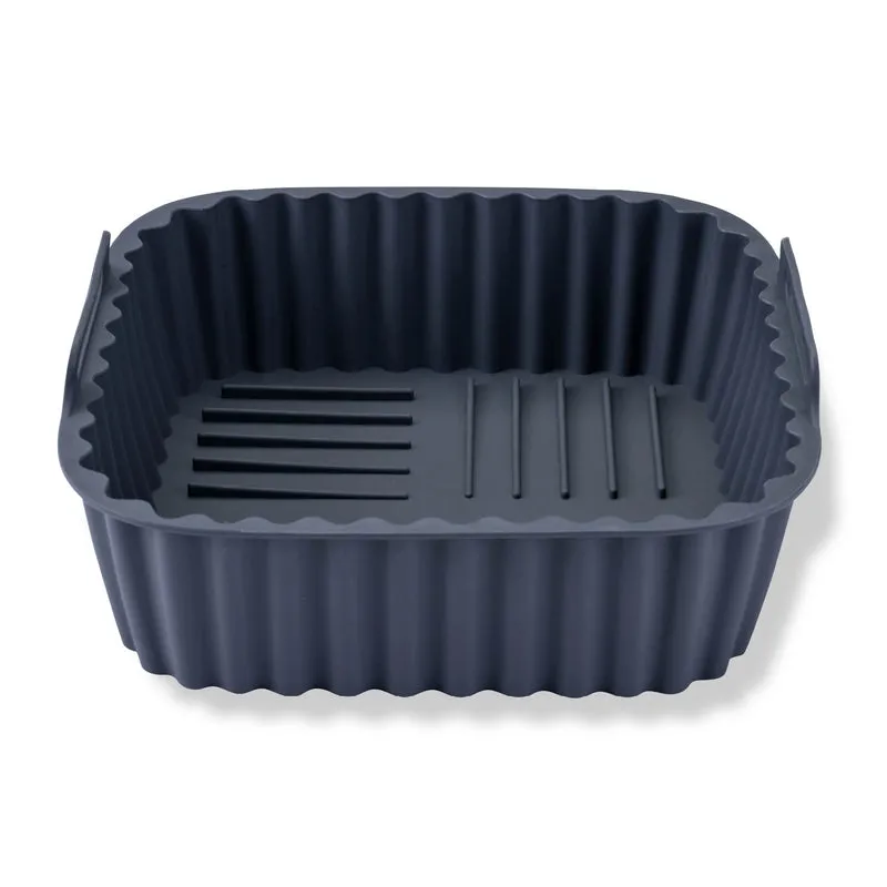 Stampo per Friggitrice ad Aria Quadrato in Silicone 15 cm, fondo rialzato, Fackelmann