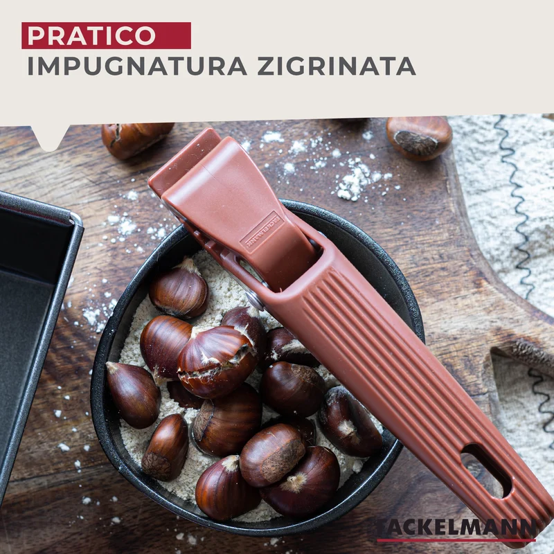 Taglia castagne con lama seghettata, Fackelmann