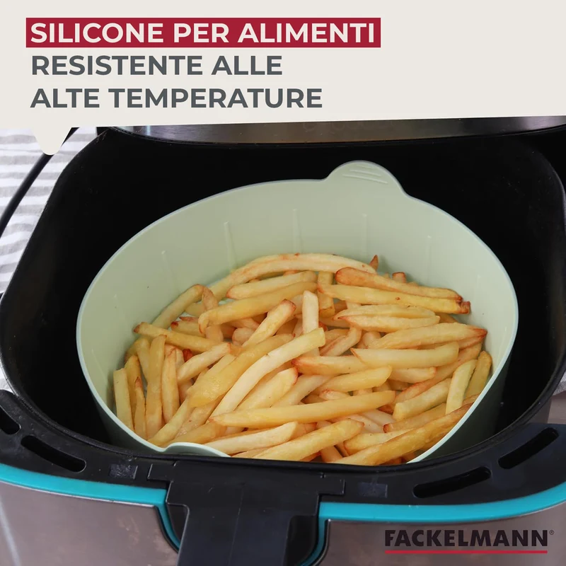 Stampo Friggitrice ad aria rotondo, in silicone, Linea Ocean