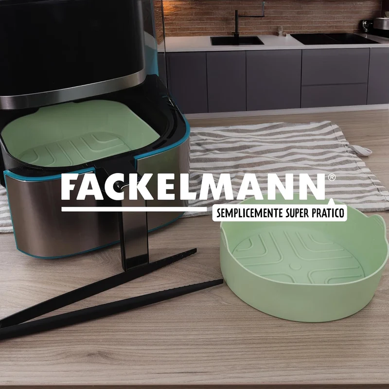 Stampo Friggitrice ad aria rotondo, in silicone, Linea Ocean