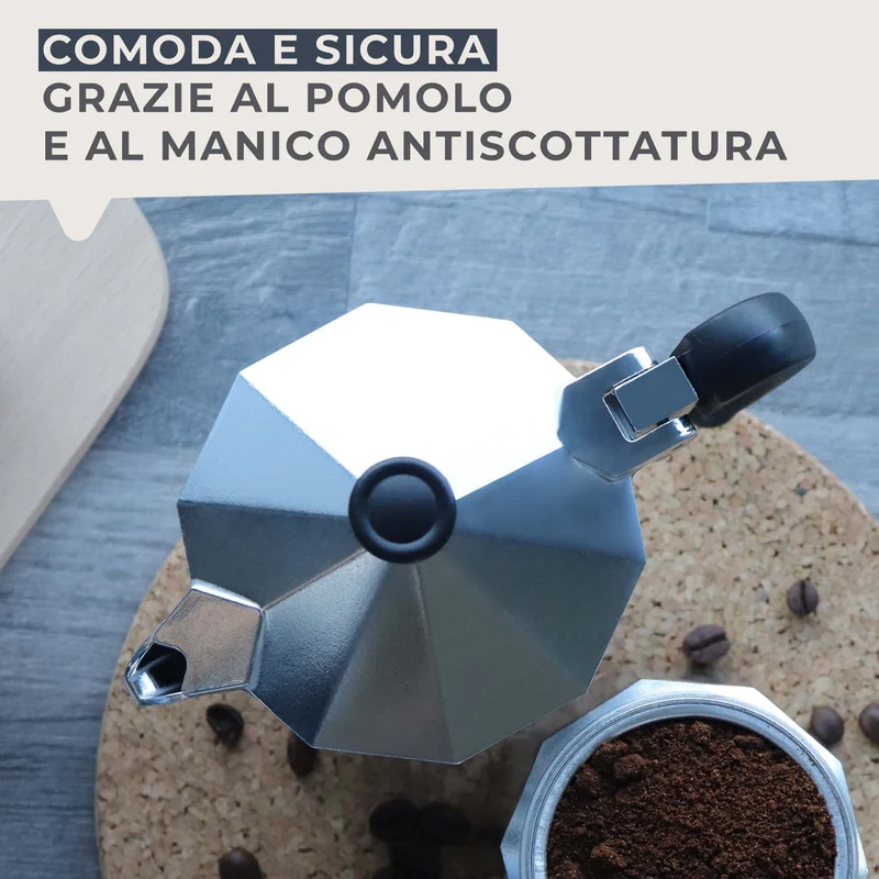 Caffettiera Moka per il caffè, 2 tazze