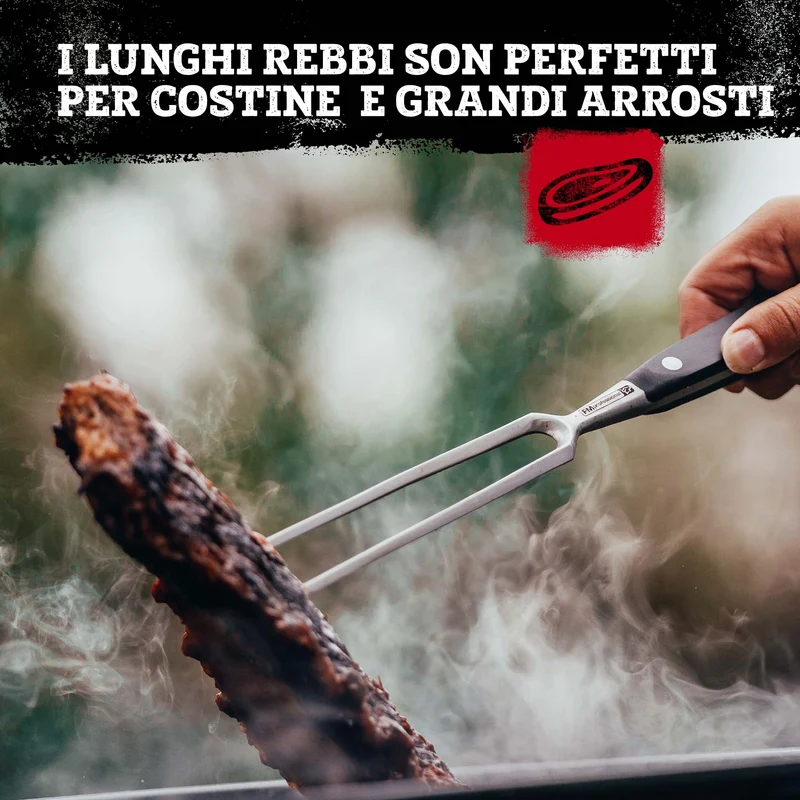 Forchettone da carne in acciaio inox