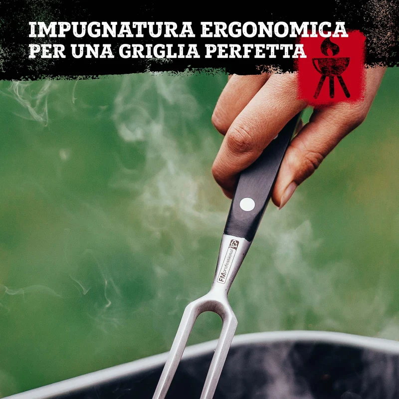 Forchettone da carne in acciaio inox