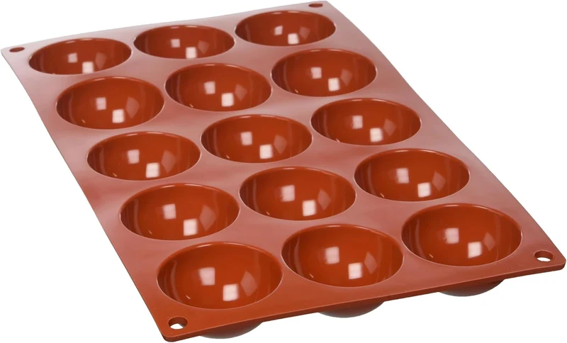 Stampo multiplo semisfera Silicone - 30,0 cm x 17,5 cm