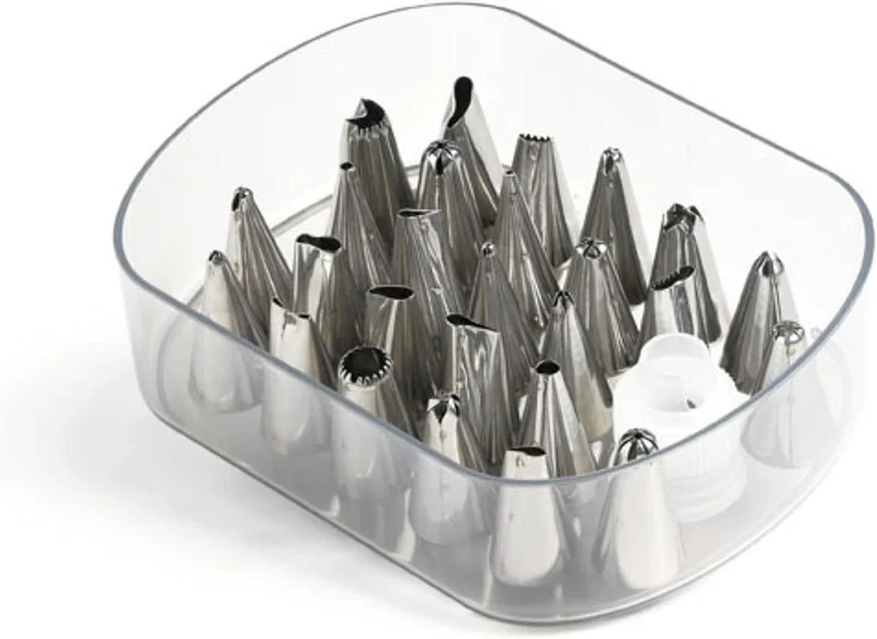SET 26 BECCUCCI professionali per pasticceria - Acciaio Inox
