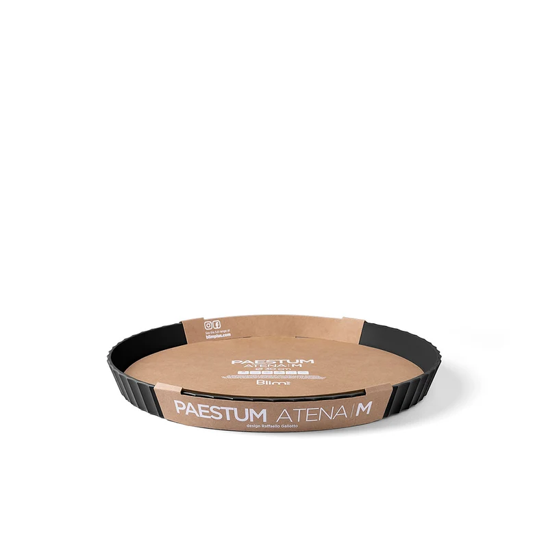Atena Vassoio rotondo - 30 cm Carbon Black