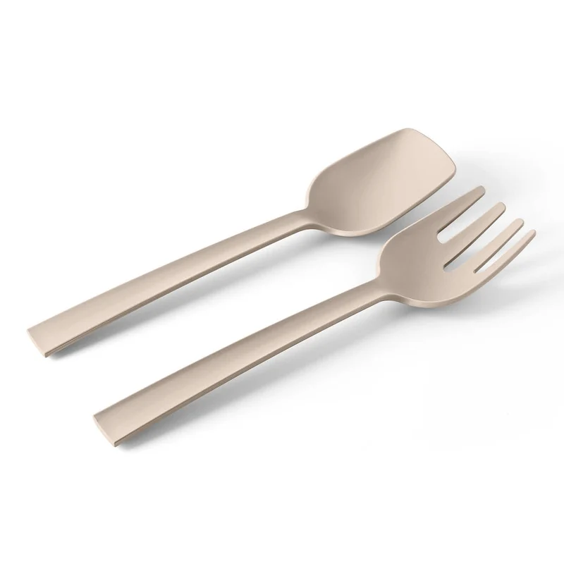 Paestum SET 2 Posate Insalata - Moka Grey