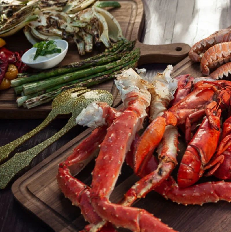 Tagliere per barbecue, Legno di Acacia - XL