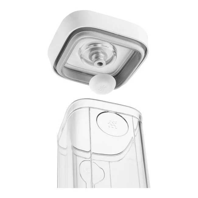 resh & Save CUBE Contenitore 4S / 11 cm, transparente-bianco