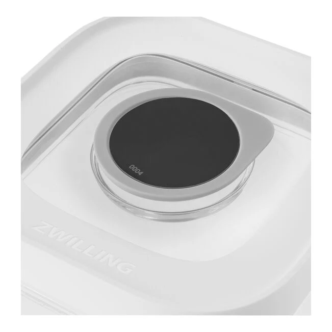 resh & Save CUBE Contenitore 4S / 11 cm, transparente-bianco