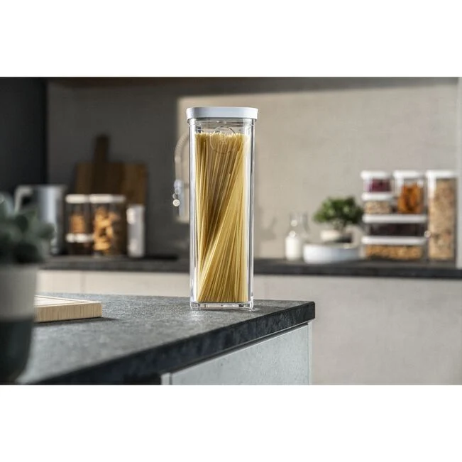resh & Save CUBE Contenitore 4S / 11 cm, transparente-bianco