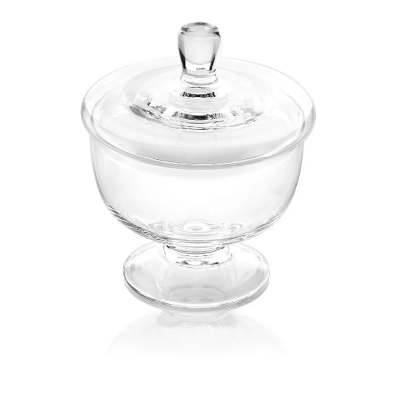 Toscana barattolo con coperchio basso - vetro soffiato, Ø 20 cm H 23 cm