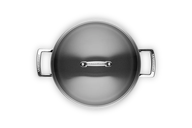 Pentola in alluminio antiaderente con coperchio vetro - 28 CM / 8.8 L