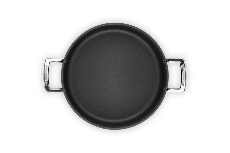 Pentola in alluminio antiaderente con coperchio vetro - 28 CM / 8.8 L