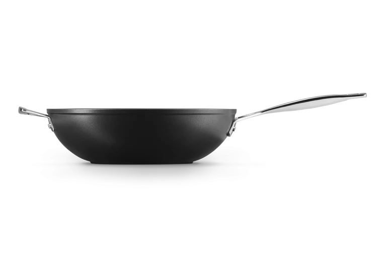 Padella Wok con maniglia in alluminio antiaderente - 30 CM / 4.7 L