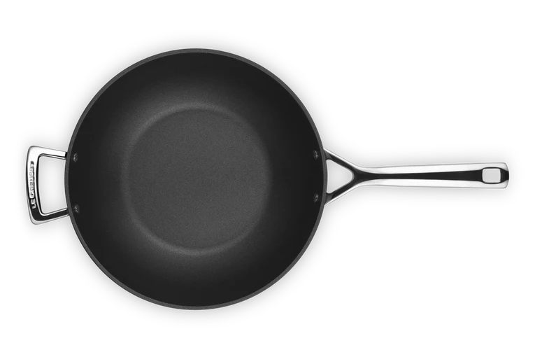 Padella Wok con maniglia in alluminio antiaderente - 30 CM / 4.7 L