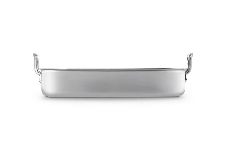Arrostiera rettangolare in acciaio inox - 35 cm, 5.5L