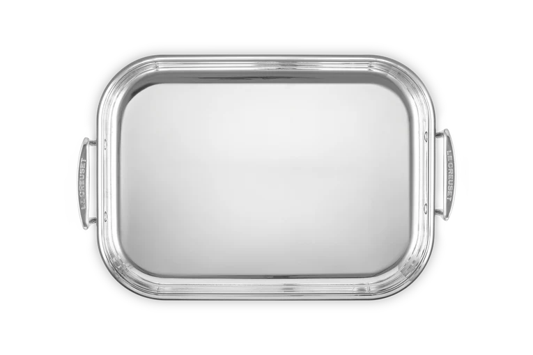 Arrostiera rettangolare in acciaio inox - 35 cm, 5.5L