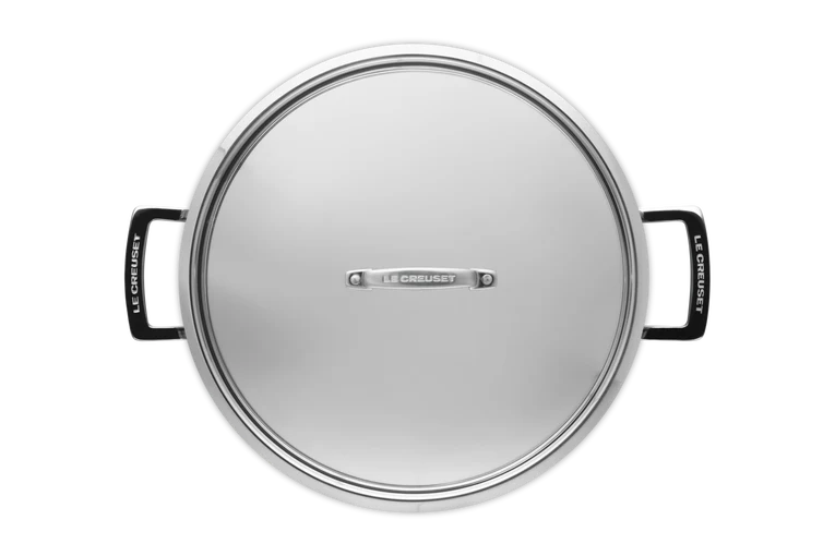 Tegame basso in acciaio inox e int. antiaderente - 38 cm, 4.8L