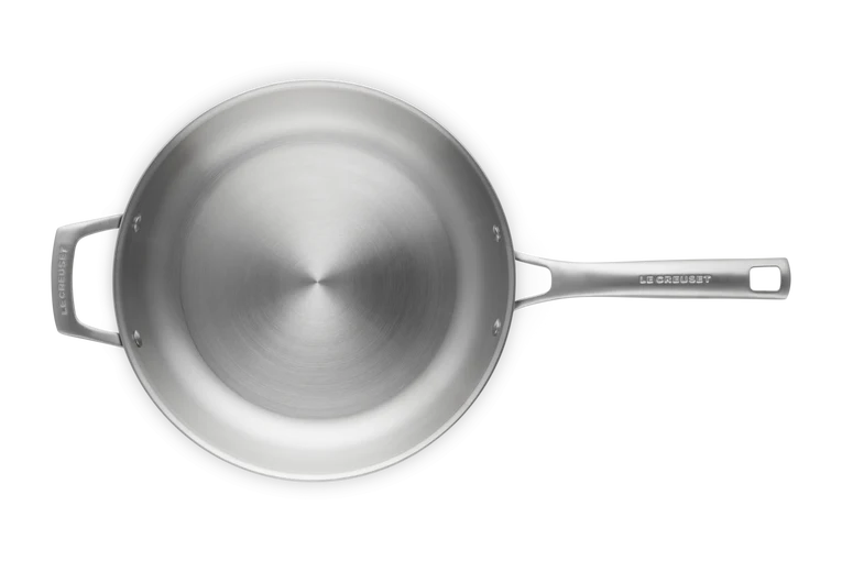 Padella bassa con maniglia Acciaio Inox Essential - 28 cm