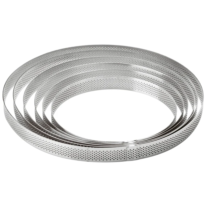 Anello microforato Acciaio inox - 15,0 cm - h 2,0 cm