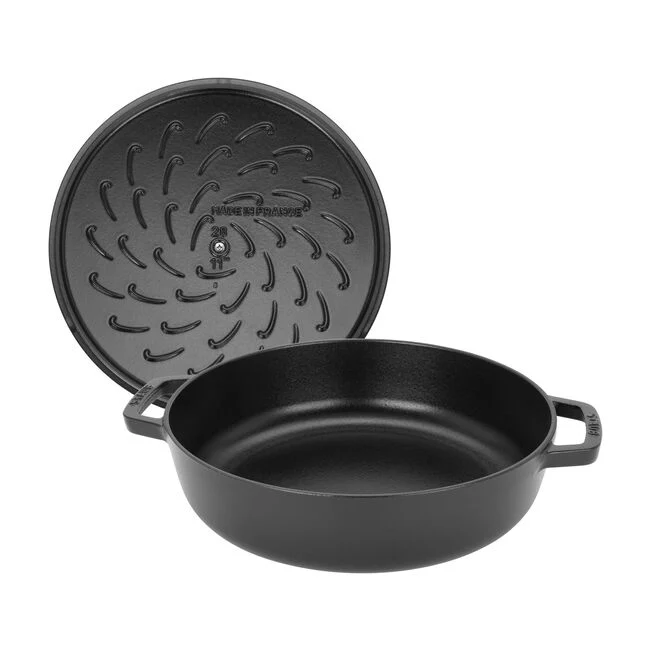 Tegame Chistera rotondo - 28 cm, nero