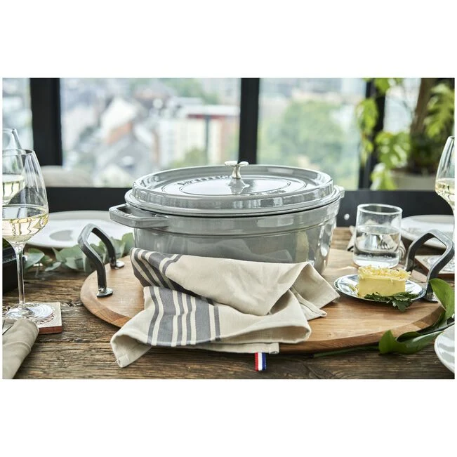 Cocotte ovale - 29 cm, Colore grigio grafite