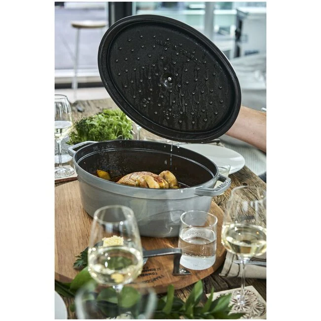Cocotte ovale - 29 cm, Colore grigio grafite