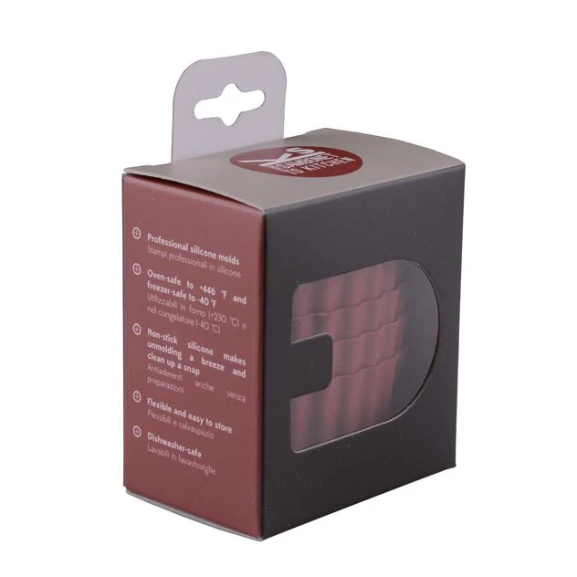 Stampo per cupcake, coniglio, 6 pz Silicone