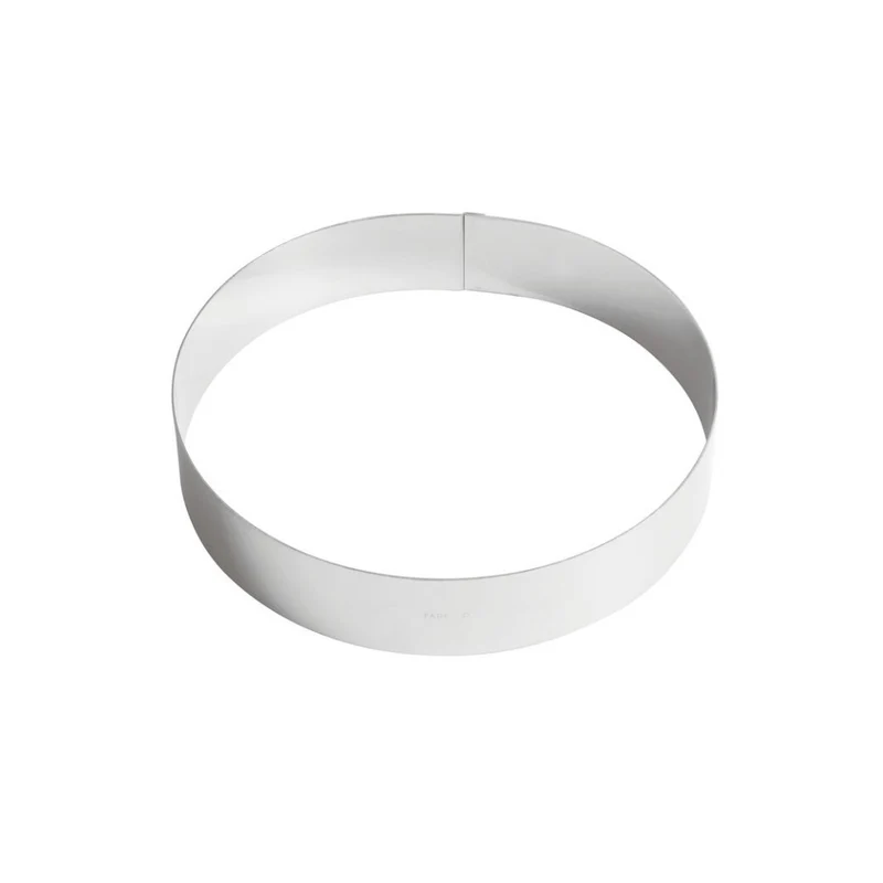 Fascia inox rotonda ø cm.12 h.4.5