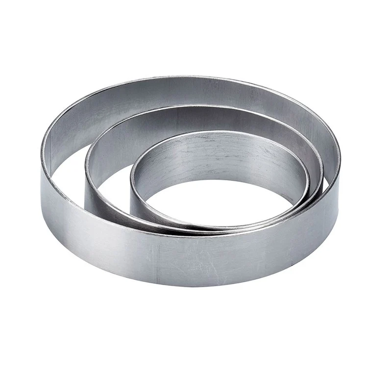 Fascia inox rotonda ø cm.22 h.5