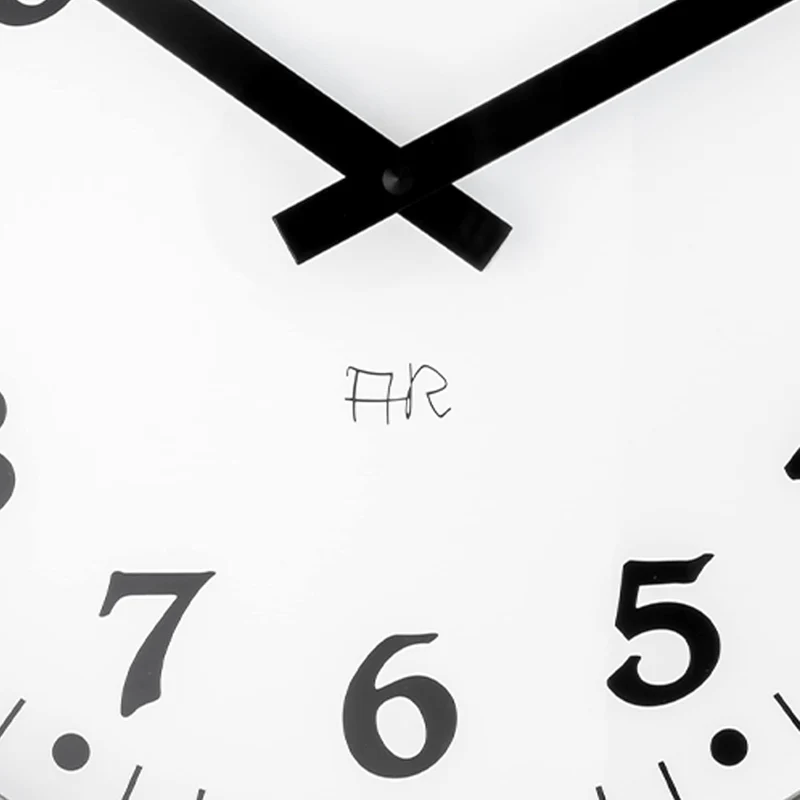 Momento - Orologio da parete / Acciaio Inox