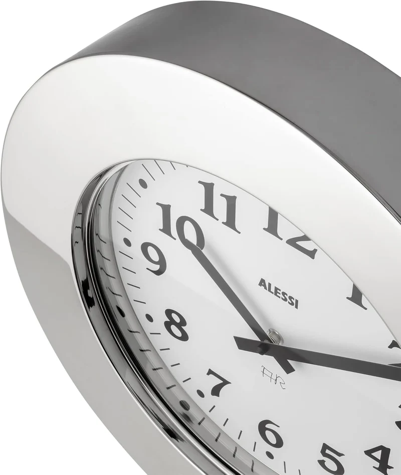 Momento - Orologio da parete / Acciaio Inox