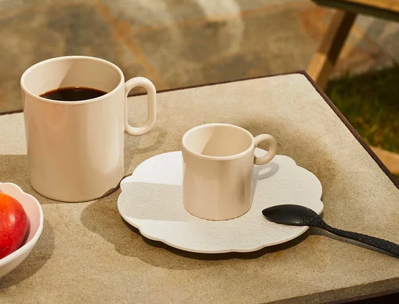 Alessi - DRESSED EN PLEIN AIR Mug SET 4 pezzi - MW72/89 WG