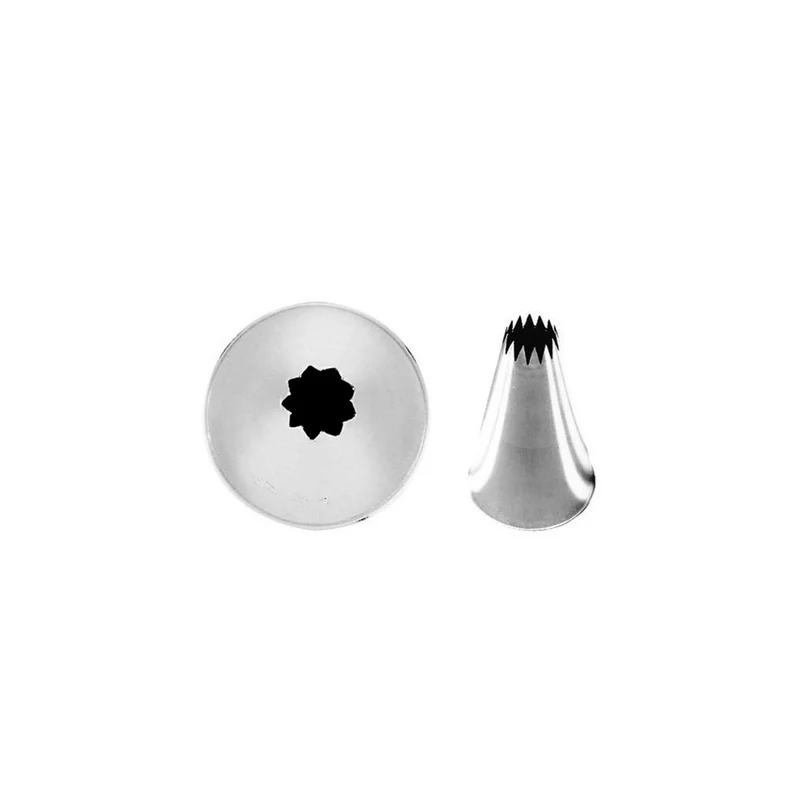 Bocchetta foro stella inox mm.8.5 punte 12
