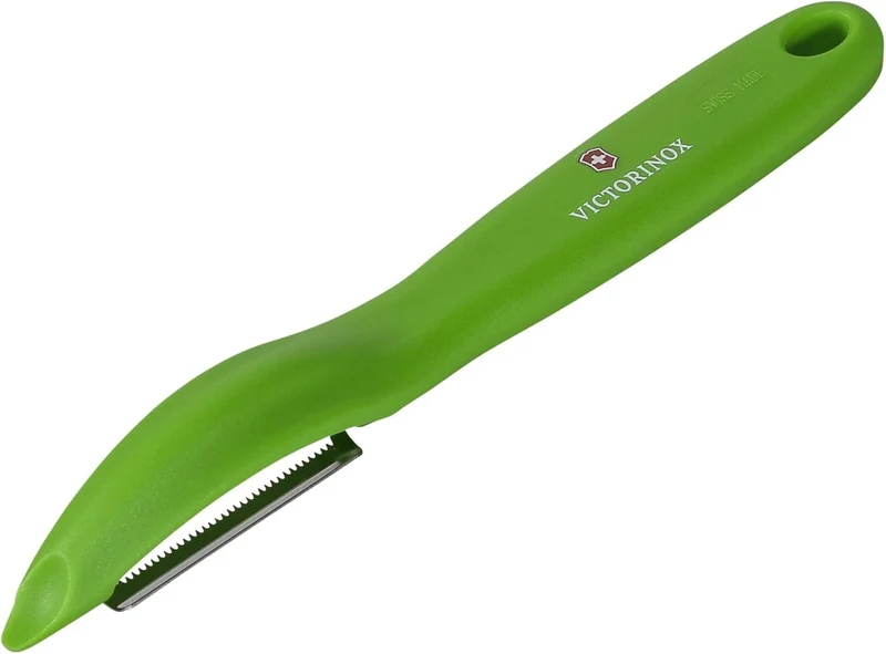 Pelaverdure Universale / Lama A Pendolo Seghettata Doppio Taglio - Verde