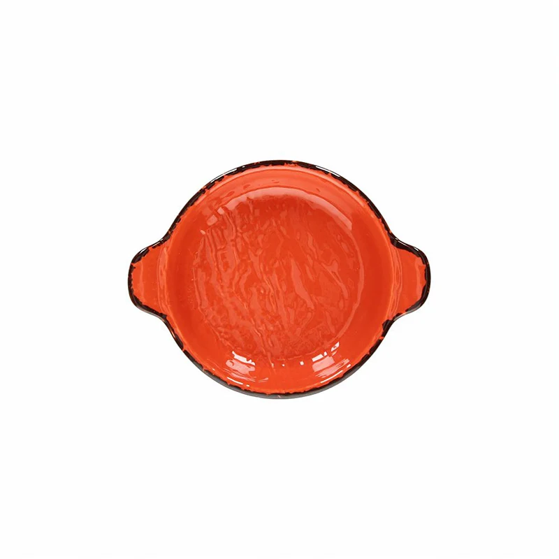 Tegame con 2 manici Ø cm 15, colore Arancio, collezione Veggie - Tognana Porcellane