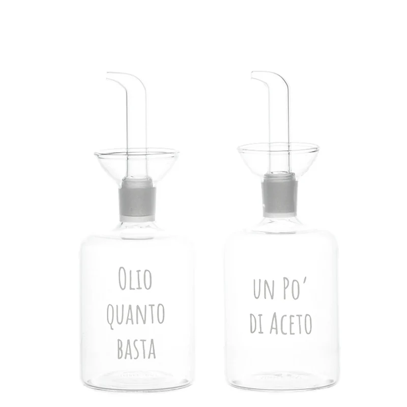 SET 2 Bottiglie "Olio Quanto Basta - Un Po' di Aceto" 250 ML